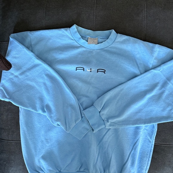 Nike 90’s Vintage Men's Light Blue Crewneck Sweater size M - Picture 8 of 9